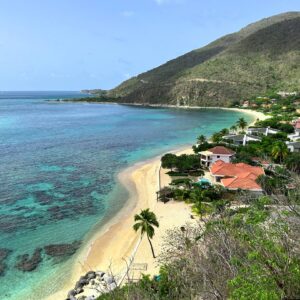 Getting to the Beachside villa in Virgin Gorda.